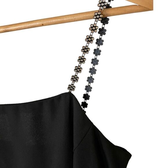 Vintage Alyn Paige Jeweled Straps LBD - Size 11/12 - Picture 4 of 5